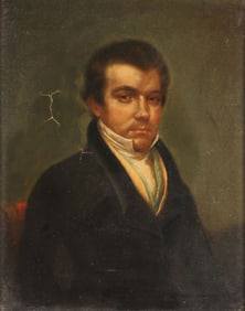 OIL PAINTING OF GENTLEMAN, C. 1830