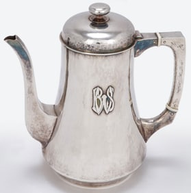 RARE GRANT WOOD RELATED VOLUND CRAFTS STERLING COFFEE