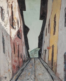 GOOD LATIN AMERICAN PAINTING BY EDUARDO KINGMAN