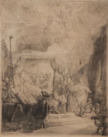 REMBRANDT ETCHING, 1639