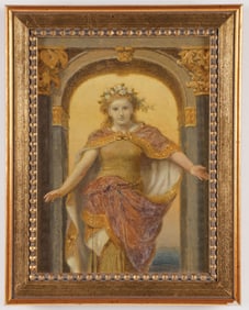 PORTRAIT OF A ROMAN GODDESS, 19TH C