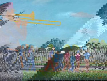 EDWARD KEIFFER ORIGINAL OIL ON CANVAS