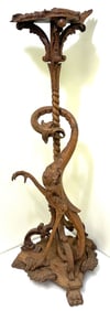 SPECTACULAR CARVED FANTASY STAND, 19TH CENTURY
