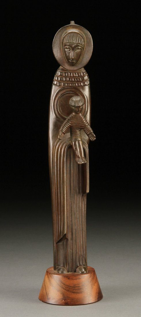 JEAN LAMBERT-RUCKI ST. ANTHONY BRONZE