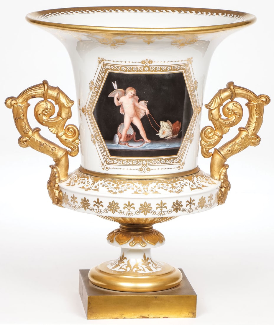 IMPRESSIVE RUSSIAN IMPERIAL PORCELAIN URN (1 of 8)