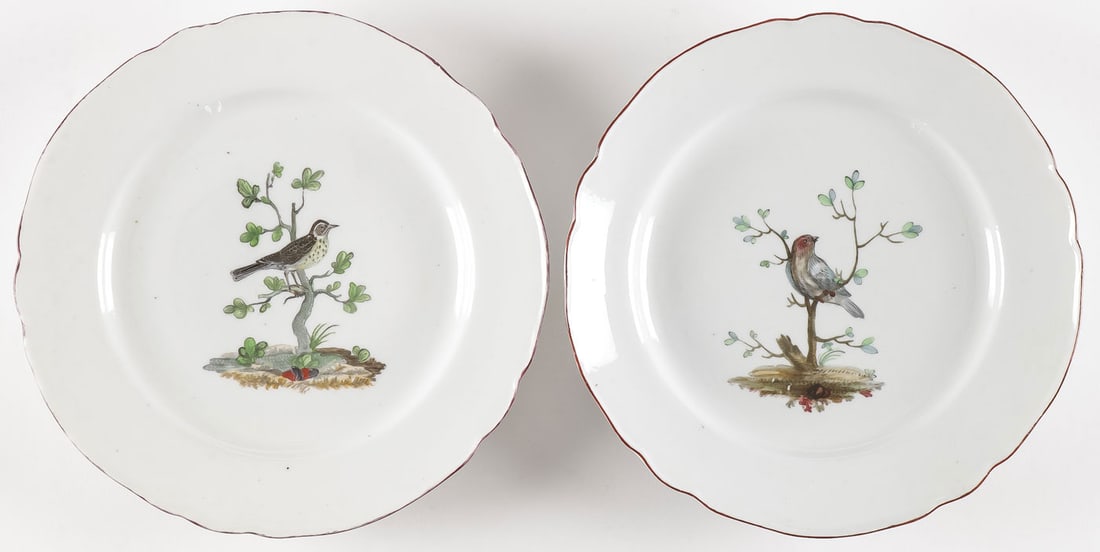 TWO RUSSIAN IMPERIAL PORCELAIN PLATES (1 of 7)