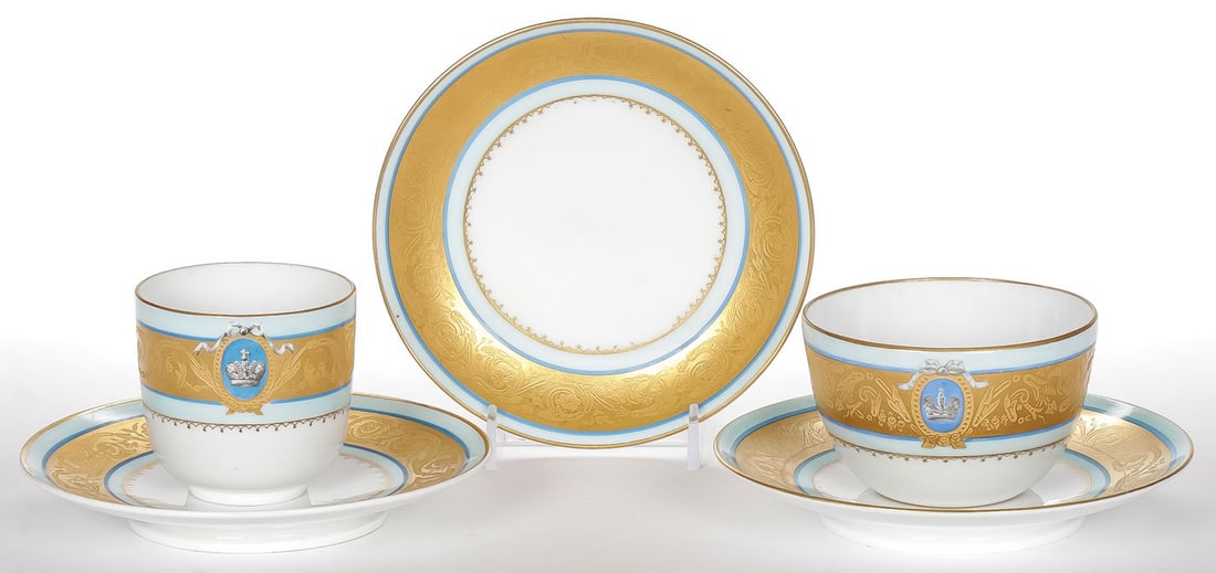 IMPERIAL PORCELAIN CUPS & SAUCERS (1 of 3)