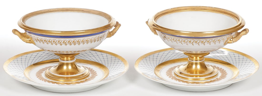 RUSSIAN IMPERIAL PORCELAIN GROUP (1 of 5)