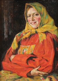 PORTRAIT OF A RUSSIAN PEASANT, KUZNETSOV