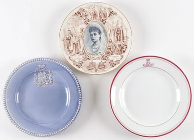 THREE RUSSIAN AND RUSSIAN RELATED PLATES