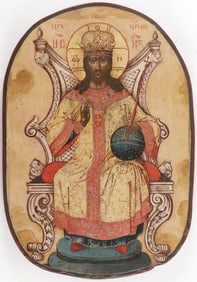RUSSIAN ICON THE KING OF KINGS, 18th C