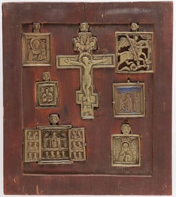 RUSSIAN FAMILY ICONS 17TH-19TH CENTURY