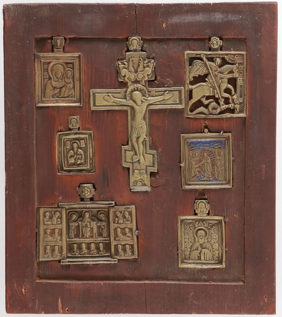 RUSSIAN FAMILY ICONS 17TH-19TH CENTURY (1 of 2)