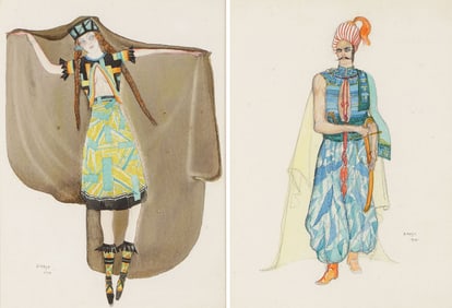 ORIGINAL COSTUME DESIGNS (MANNER OF) LEON BAKST