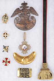 A RUSSIAN MILITARIA INSIGNIA GROUP