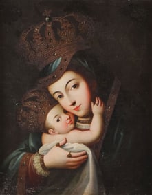 FINE 18TH CENTURY COLONIAL MEXICAN PAINTING