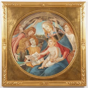 ORIGINAL 19TH CENTURY PAINTING MADONNA & CHILD