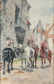 OLAF CARL SELTZER ORIGINAL OIL ON BOARD