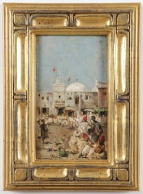 JOSE ARPA MINIATURE OIL ON CANVAS MOROCCO