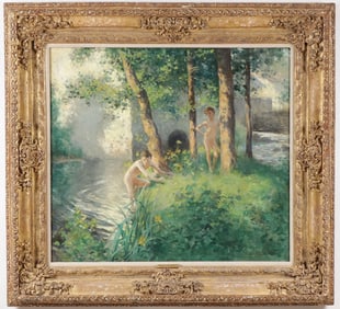 FINE WILLARD METCALF PAINTING GOOD PROVENANCE