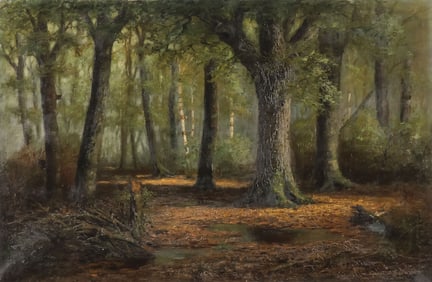 NEW YORK LANDSCAPE C. 1890 EASTMAN JONES