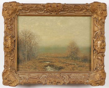 LONG ISLAND IMPRESSIONIST SIGNED LANDCAPE C 1900