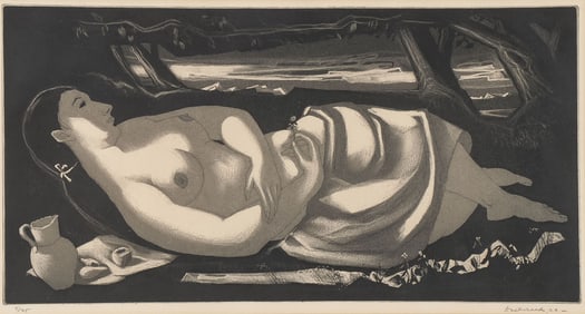 DOEL REED AQUATINT ETCHING