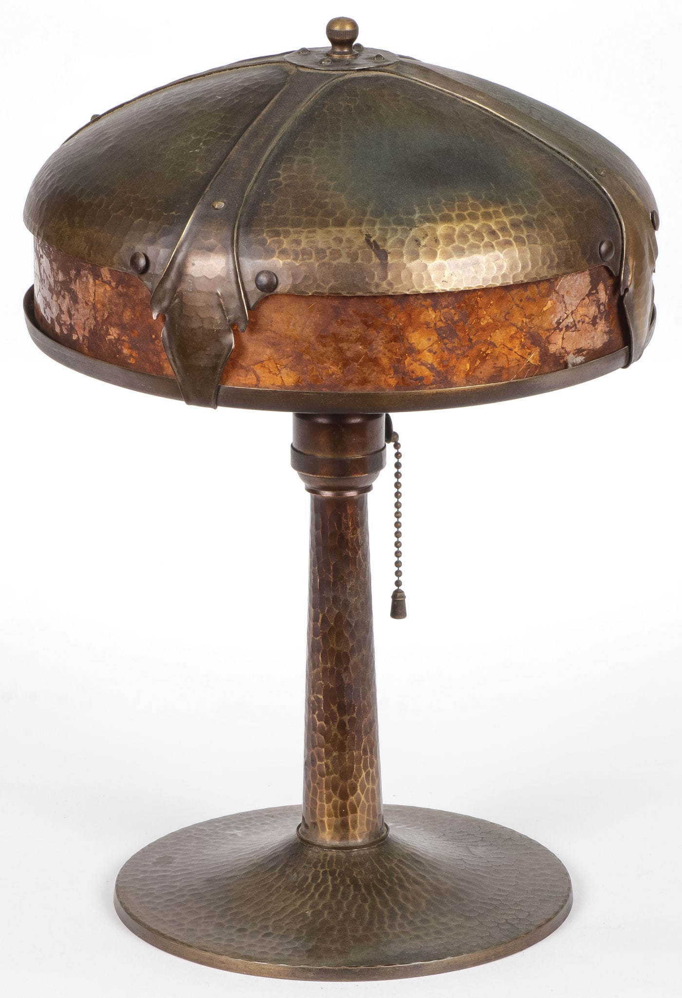 ROYCROFT COPPER & MICA LAMP (1 of 5)