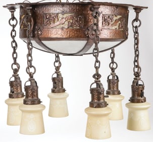 GREAT ARTS & CRAFTS CEILING FIXTURE