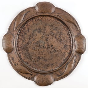 ARTS-N-CRAFTS HAMMERED COPPER TRAY C. 1910