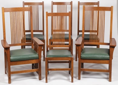MODERN STICKLEY DINING TABLE & CHAIRS