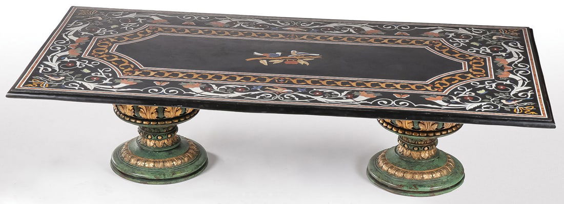 ITALIAN PIETRA DURA COFFEE TABLE (1 of 2)
