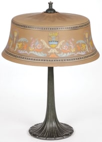 PAIRPOINT REVERSE PAINTED TABLE LAMP