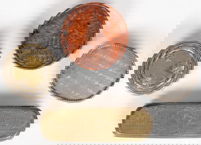 VINTAGE SNUFF BOX GROUP, 19TH C