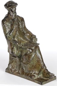 RARE BRONZE OF RENOIR SIGNED & DATED 1917