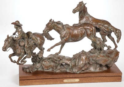 MONUMENTAL WESTERN BRONZE CURT MATTSON