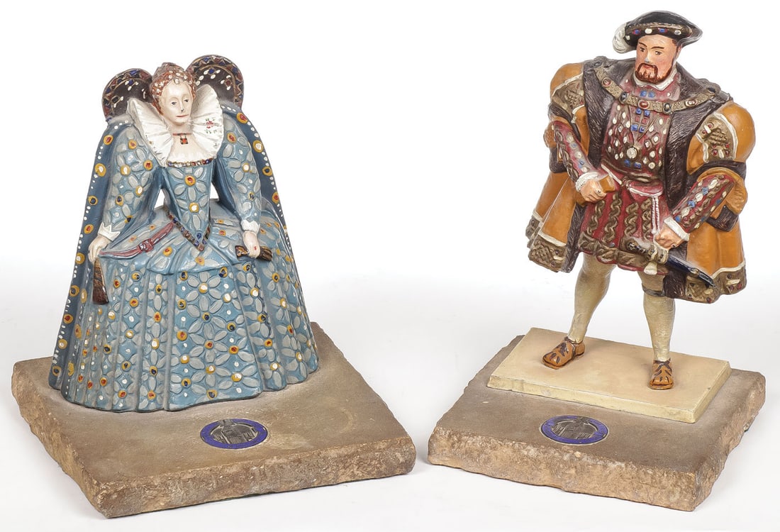 BRITISH WWII COMMEMORATIVE SCULPTURES C 1941 (1 of 3)