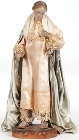 NEAPOLITAN CRECHE FIGURE 18TH C