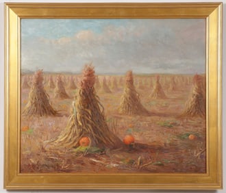 GREAT AMERICAN PAINTING, SIGNED & DATED 1904