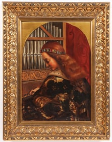 PAINTING OF ST. CECILIA, 1900