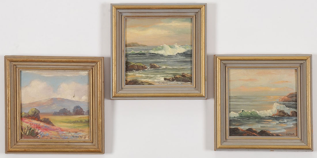 THREE SIGNED CALIFORNIA PAINTINGS C. 1955 (1 of 4)