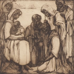 GREAT DUTCH ART DECO ETCHING, 1925