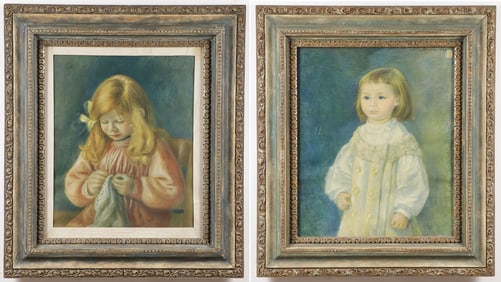 ELABORATLY FRAMED VINTAGE RENOIR PRINTS