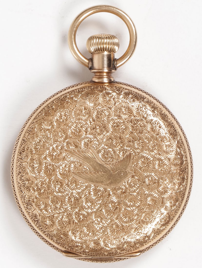ANTIQUE ELGIN 14K GOLD POCKET WATCH (1 of 4)