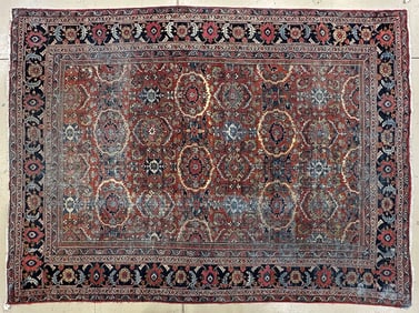 ROOM SIZE PERSIAN CARPET CIRCA 1930