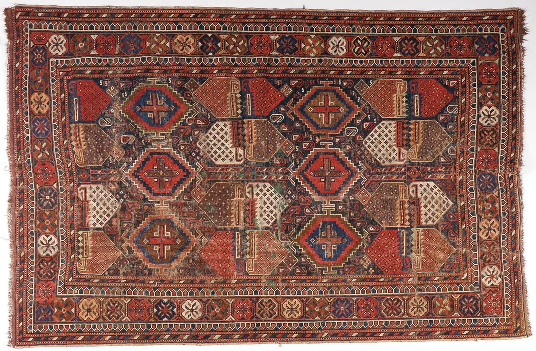 PERSIAN AFSHAR CARPET CIRCA 1920 (1 of 2)