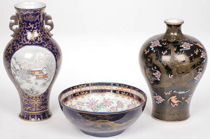 CHINESE PORCELAIN GROUP (1 of 4)