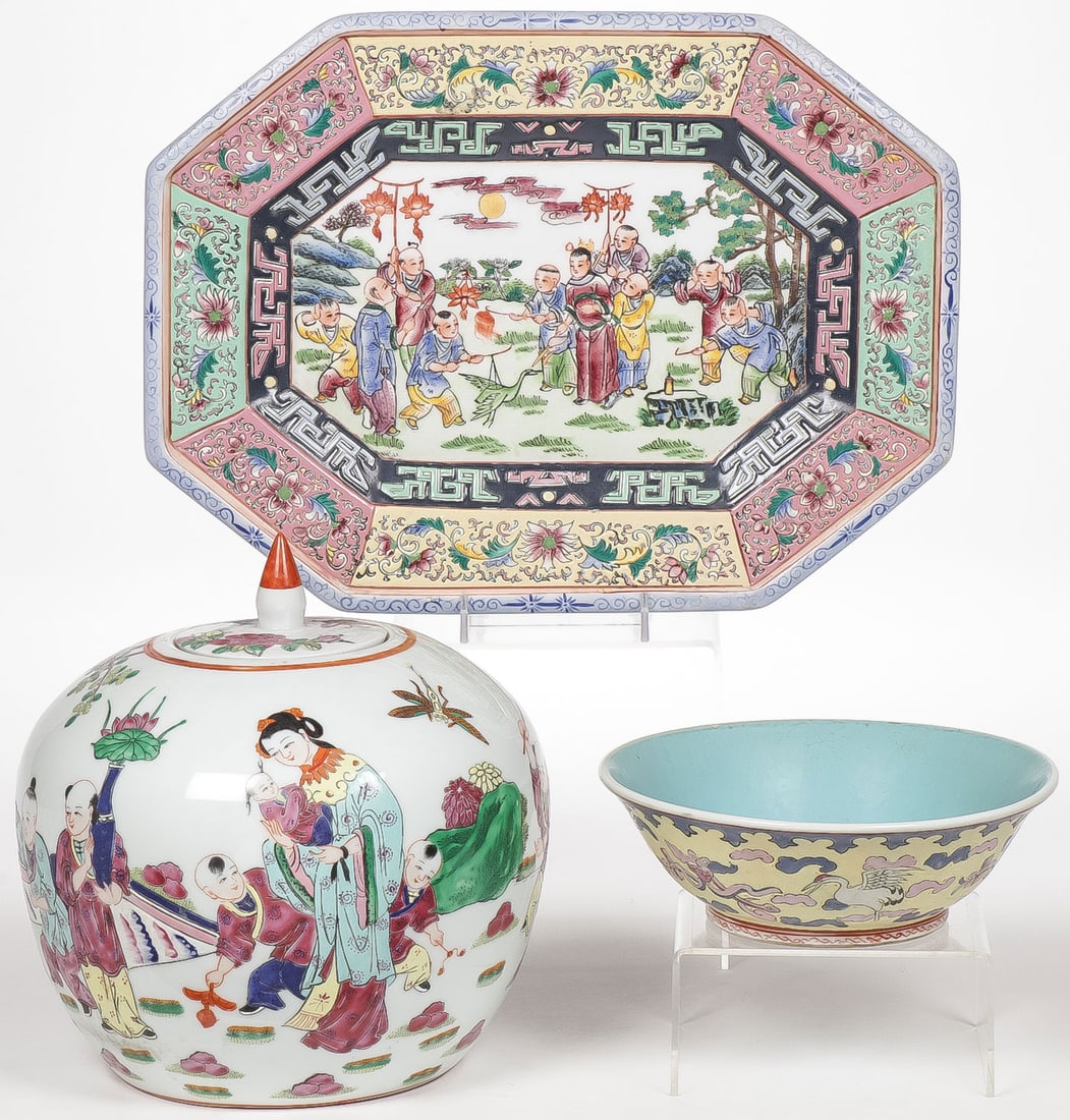 3 PCS CHINESE PORCELAIN (1 of 6)