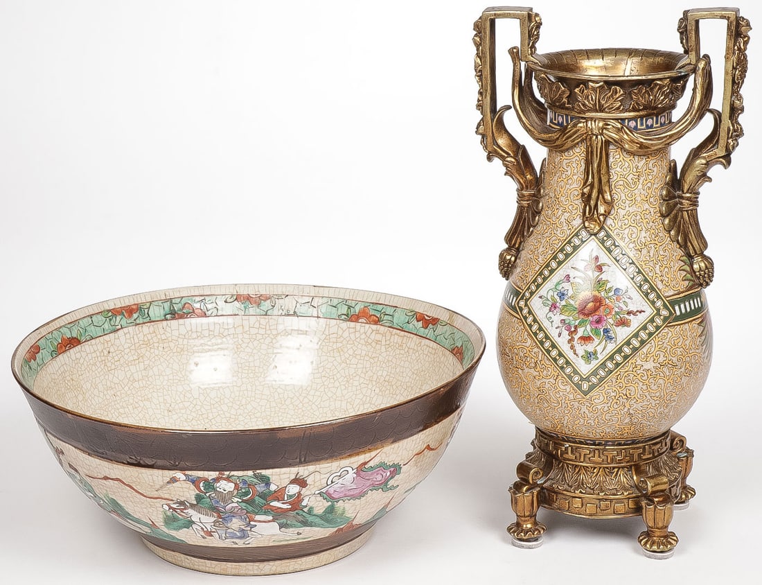 CHINESE VASE AND BOWL (1 of 4)