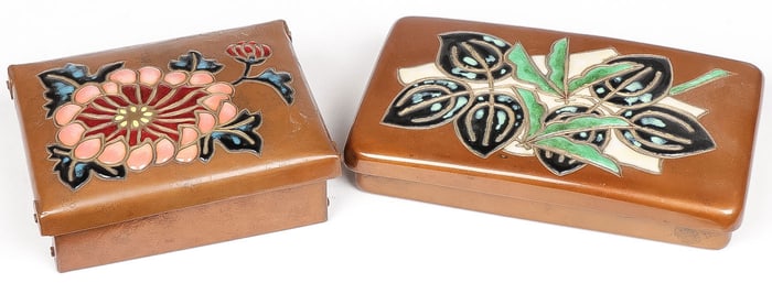 PR JAPANESE MORIAGE ENAMLED BOXES